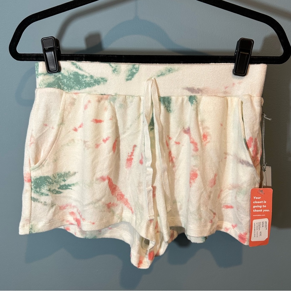 Tart Amberly Lounge Short in Mint Shibori Twist